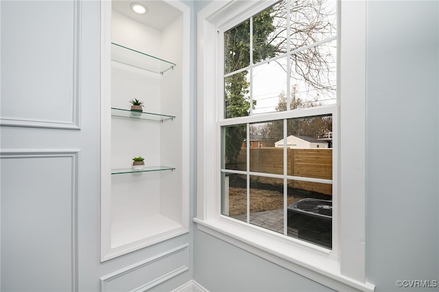 view of doorway to outside