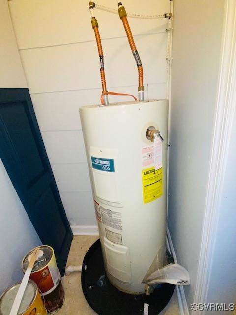 utilities with gas water heater