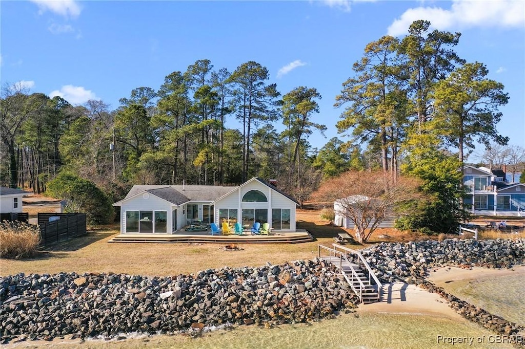 view of rear view of house