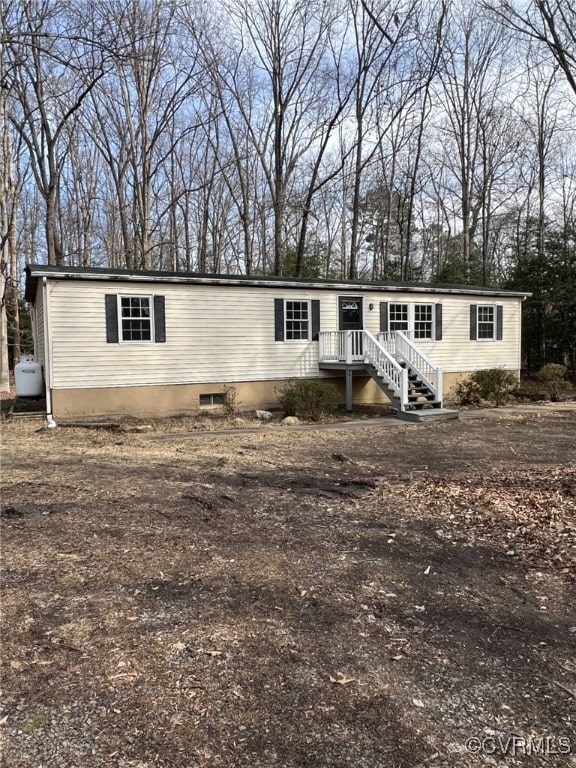 view of manufactured / mobile home