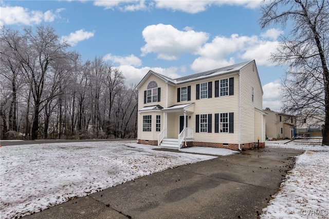 view of front of property