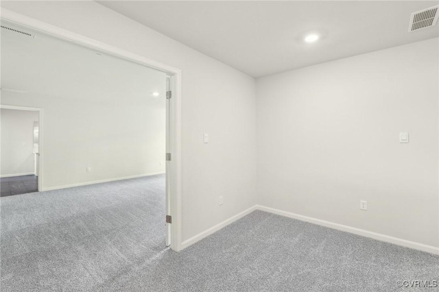 2700 Maidens Rd, Powhatan, VA 23139 - spare room with baseboards, visible vents, and carpet