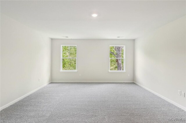 2700 Maidens Rd, Powhatan, VA 23139 - unfurnished room featuring recessed lighting, carpet, a healthy amount of sunlight, and baseboards