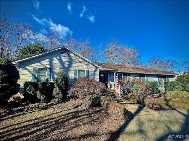 view of ranch-style house