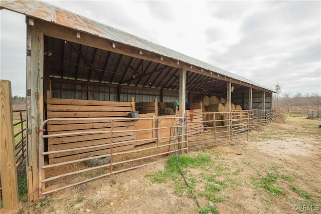 view of stable