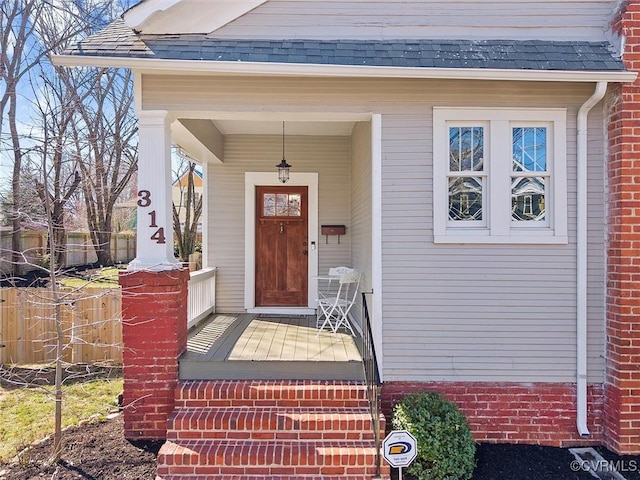 view of property entrance