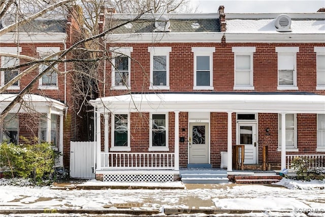 multi unit property featuring brick siding