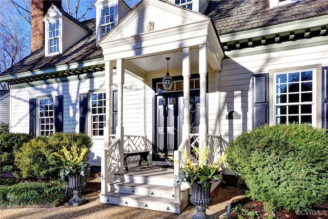 view of entrance to property