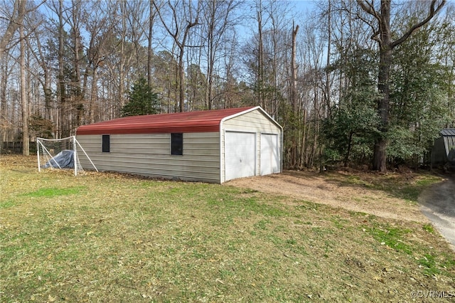 view of outbuilding featuring an outbuilding