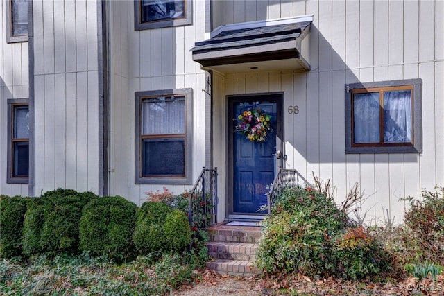 view of entrance to property