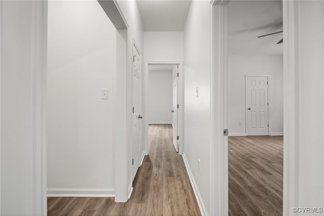 9214 River Rd, Chesterfield, VA 23803 - corridor featuring wood finished floors and baseboards
