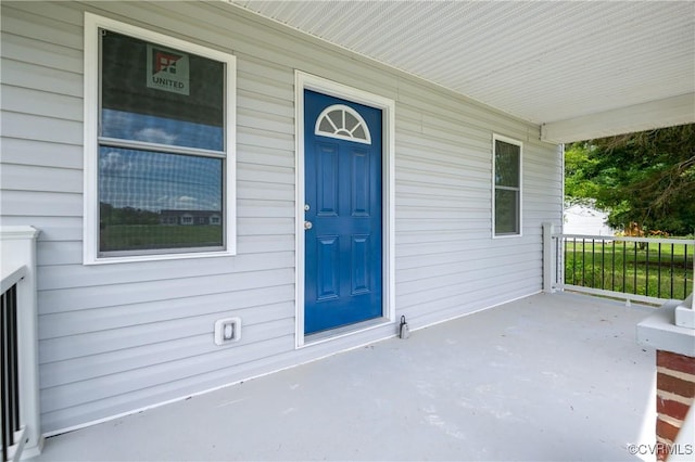 9214 River Rd, Chesterfield, VA 23803 - doorway to property featuring covered porch