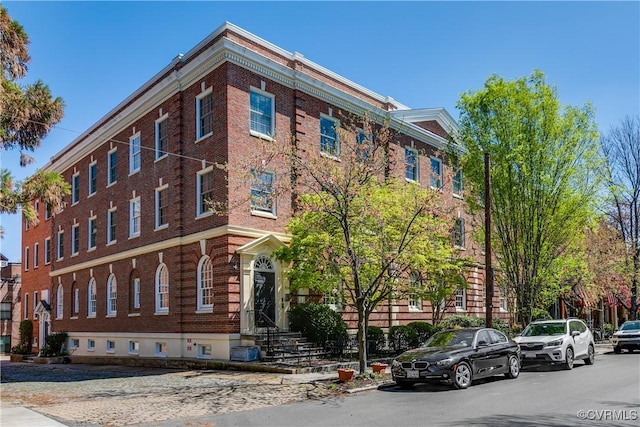 view of property with central AC