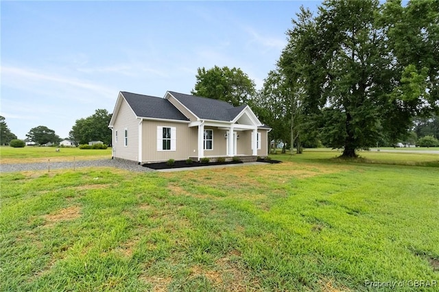 100 Bowsprit Ln, Wicomico Church, VA 22473 - view of front of home with a front yard and driveway