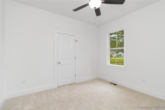 100 Bowsprit Ln, Wicomico Church, VA 22473 - carpeted empty room featuring ceiling fan and baseboards
