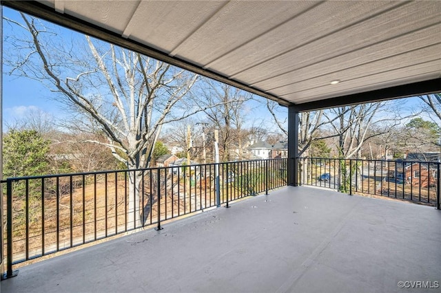 balcony featuring a residential view