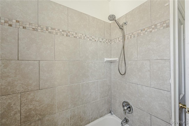 interior details with  shower combination