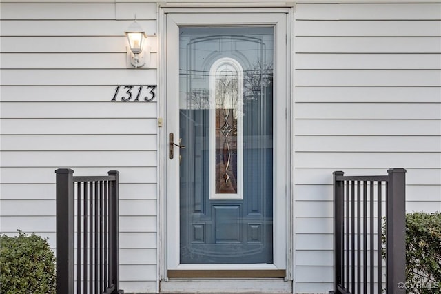 view of entrance to property