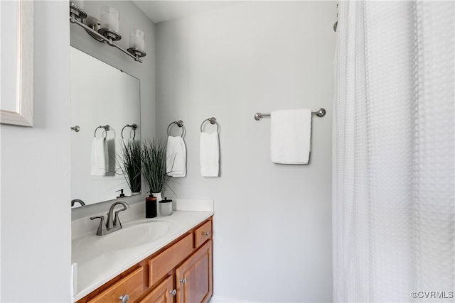 full bathroom with vanity