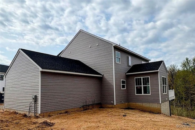 view of rear view of property