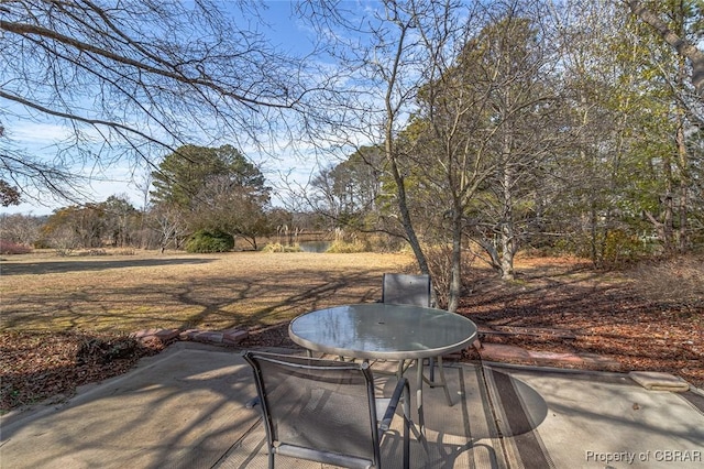 view of patio / terrace with outdoor dining area