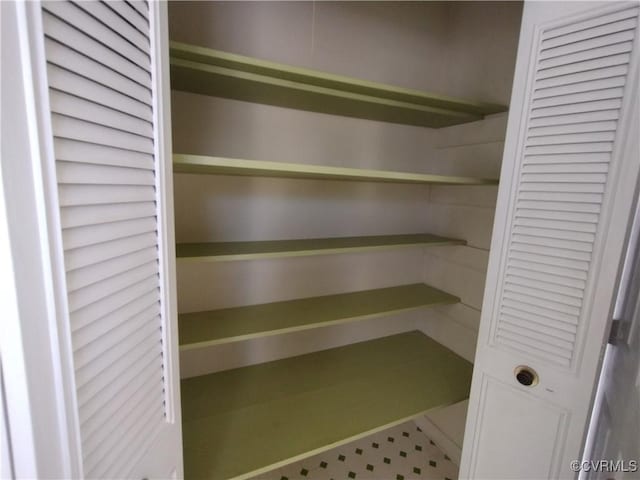 view of pantry