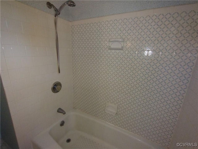 bathroom featuring shower / tub combination