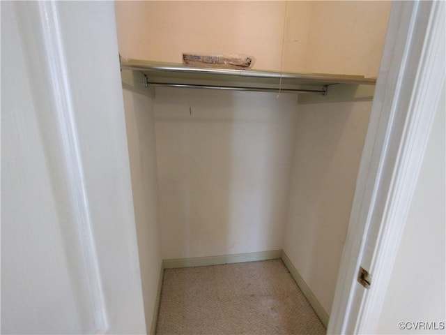 view of closet