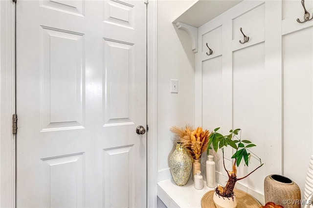 view of mudroom