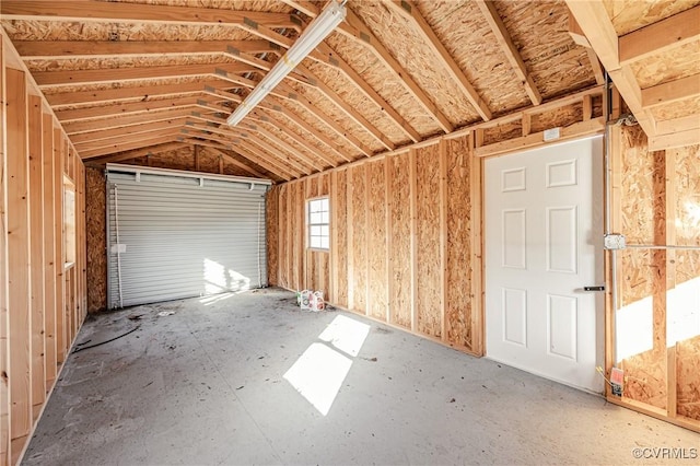 storage area with a garage