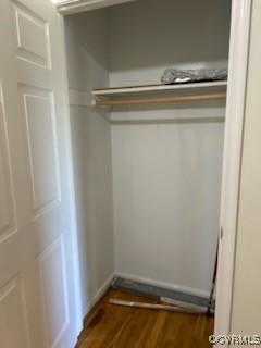 view of closet