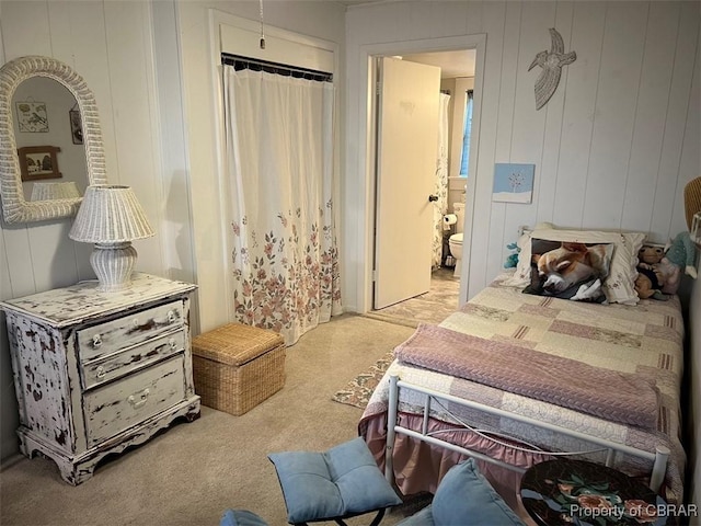 bedroom with ensuite bathroom