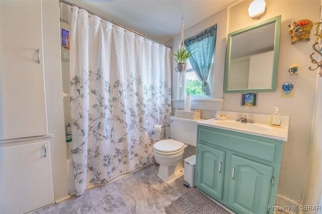 111 Taylor Ave, Urbanna, VA 23175 - full bathroom with vanity, toilet, and shower / bath combo