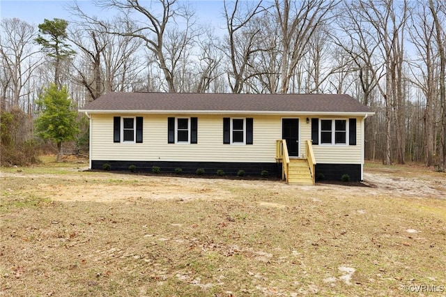 view of front of home