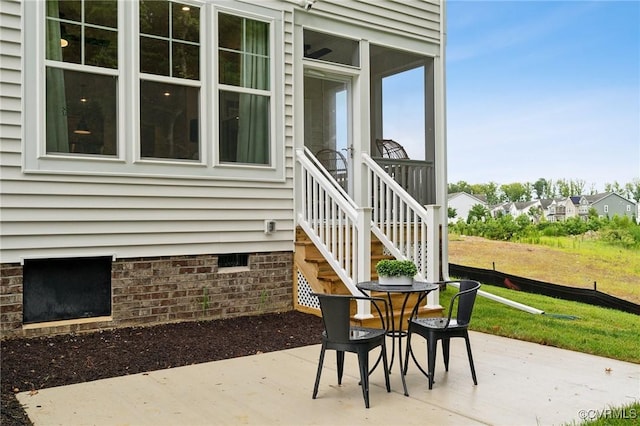 view of patio