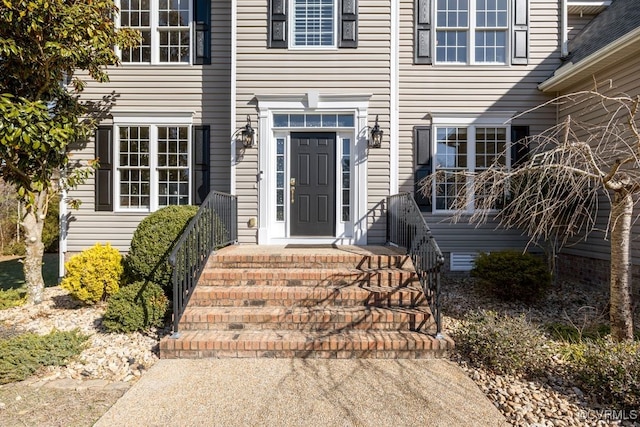 view of property entrance