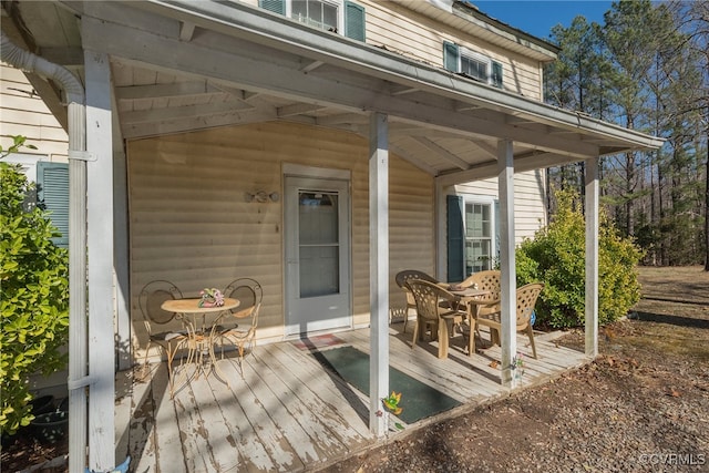 1566 Ballsville Rd, Powhatan, VA 23139 - view of wooden deck