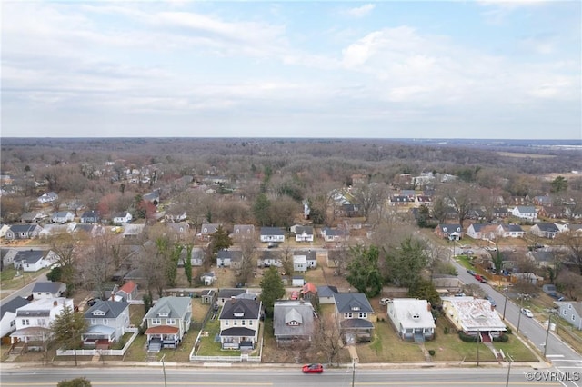 birds eye view of property featuring a residential view