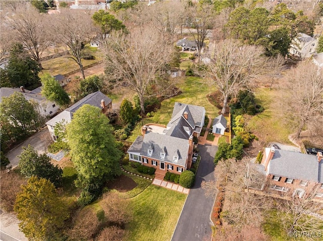 birds eye view of property featuring a residential view