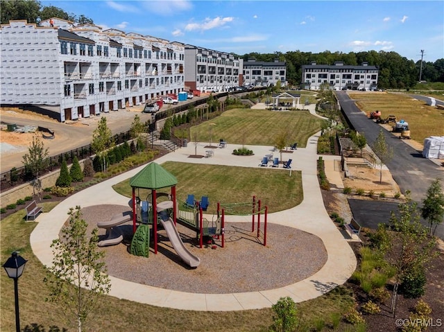 view of home's community with playground community