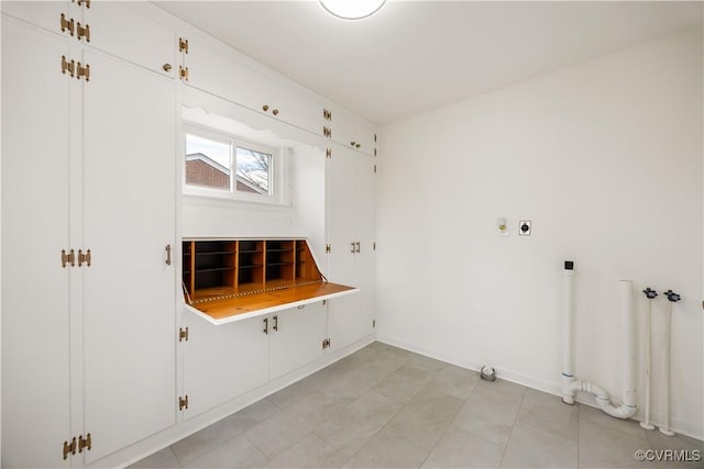 mudroom with baseboards