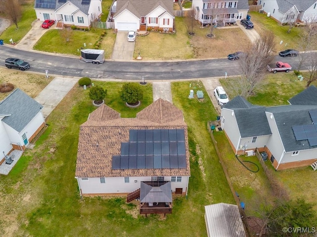 drone / aerial view featuring a residential view