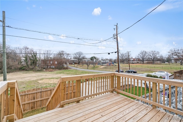 616 N 37th St, Richmond, VA 23223 - view of wooden terrace