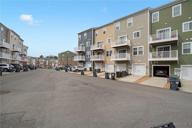 view of street featuring a residential view