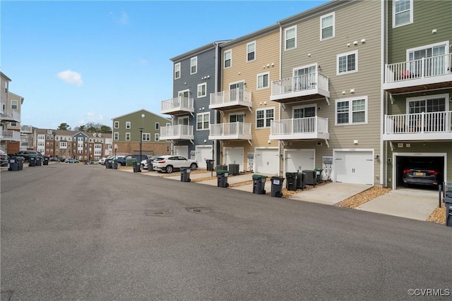 view of street with a residential view