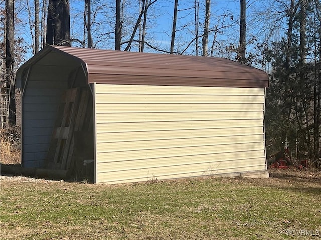 view of outbuilding featuring an outdoor structure