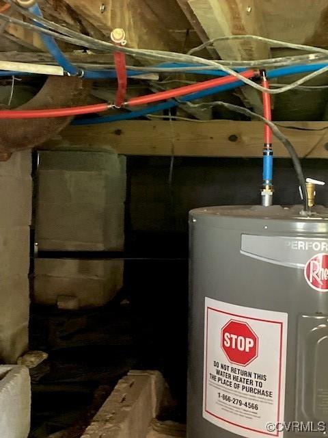 utilities featuring water heater