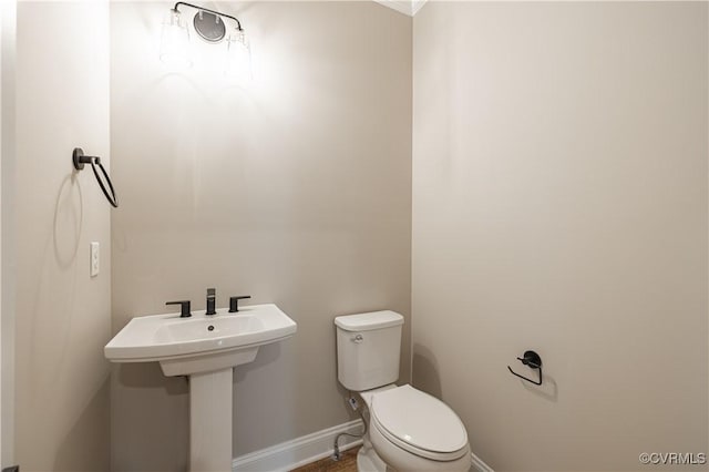 8383 Mount Eagle Rd, Hanover, VA 23005 - bathroom with baseboards and toilet
