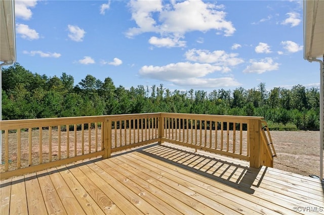 view of deck