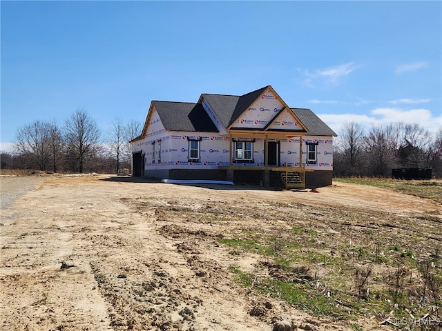 view of property in mid-construction